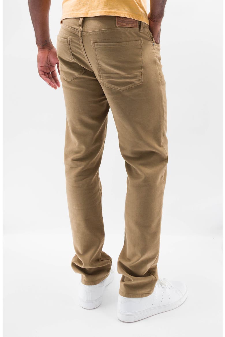Comfort Athletic Fit Five Pocket Pants, Alternate, color, KANGAROO