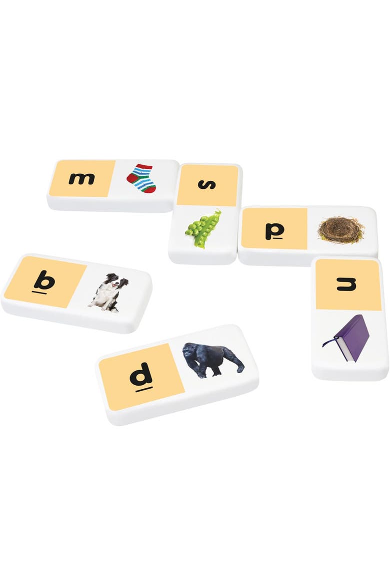 Beginning Sounds Dominoes, Alternate, color, Multicolored