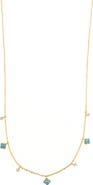 Arte Nova Jewellery Blue Flower Necklace