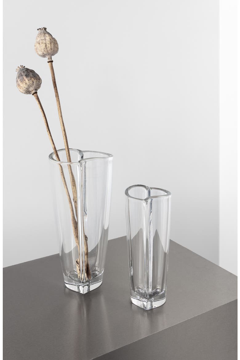 Heart Large Vase, Alternate, color, CLEAR