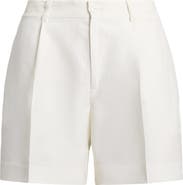 Lauren Ralph Lauren Drapey Linen Blend Twill Shorts