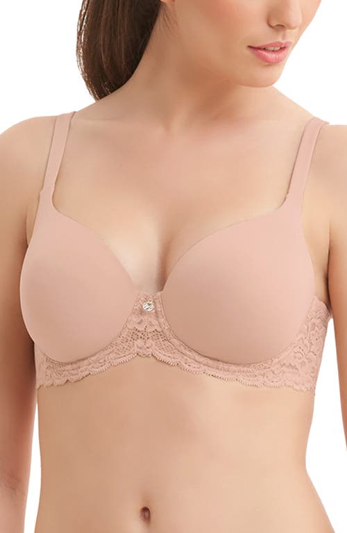 Montelle Intimates Pure Plus Underwire T-Shirt Bra in Sand at Nordstrom, Size 36E