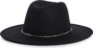 Treasure & Bond Chain Trim Felt Adjustable Fedora