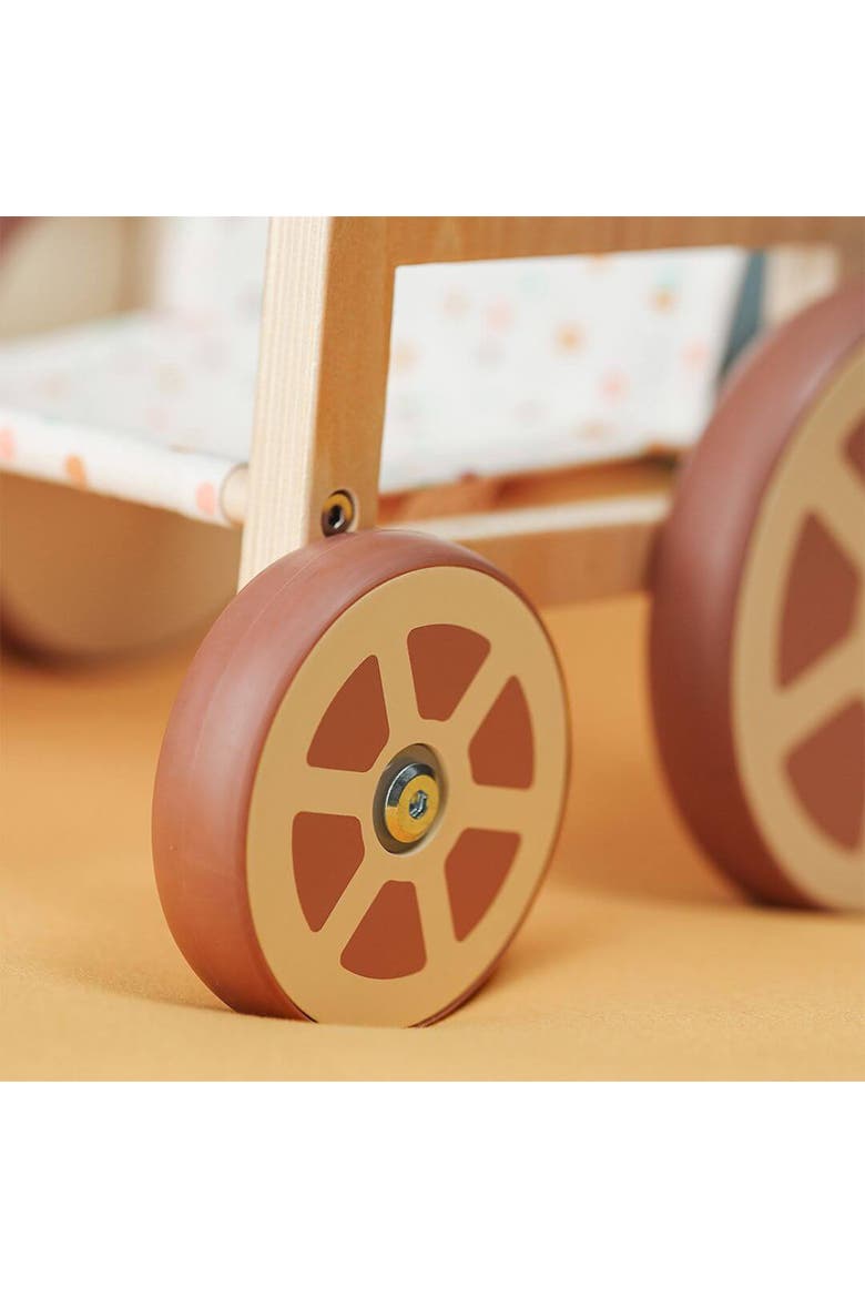 Weelchair For 15'' Dolls, Alternate, color, Beige Multi