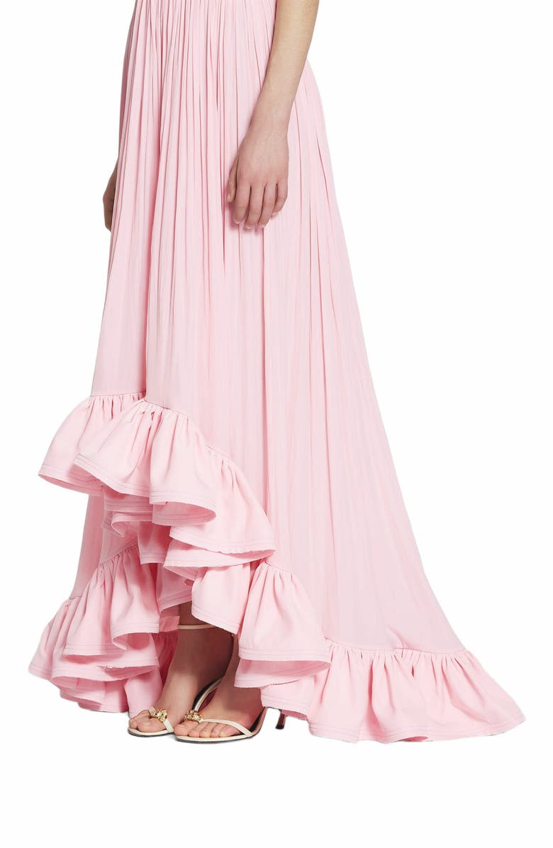 Lanvin Long Dress With Ruffles, Alternate, color, 