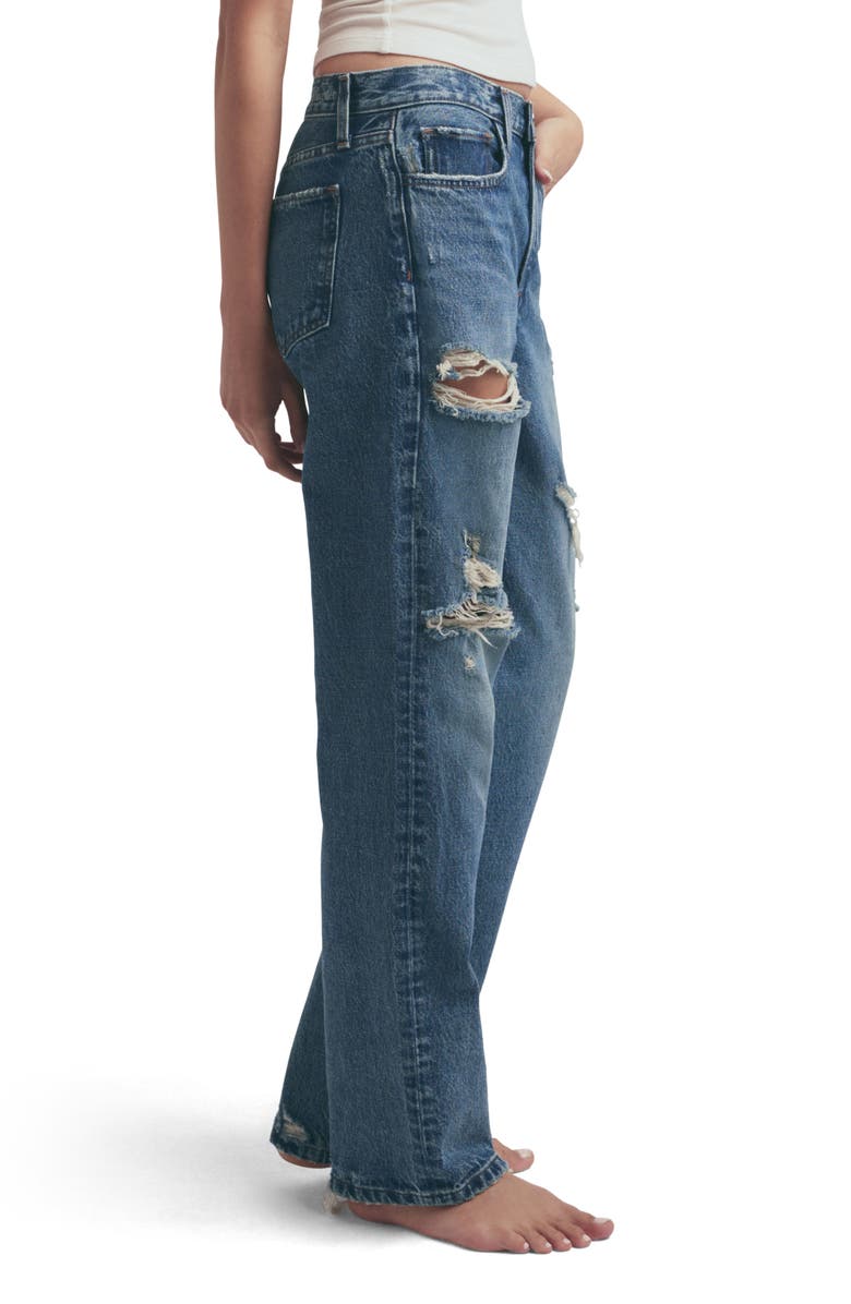 Favorite Daughter The Tommy Ripped Straight Leg Jeans, Alternate, color, 