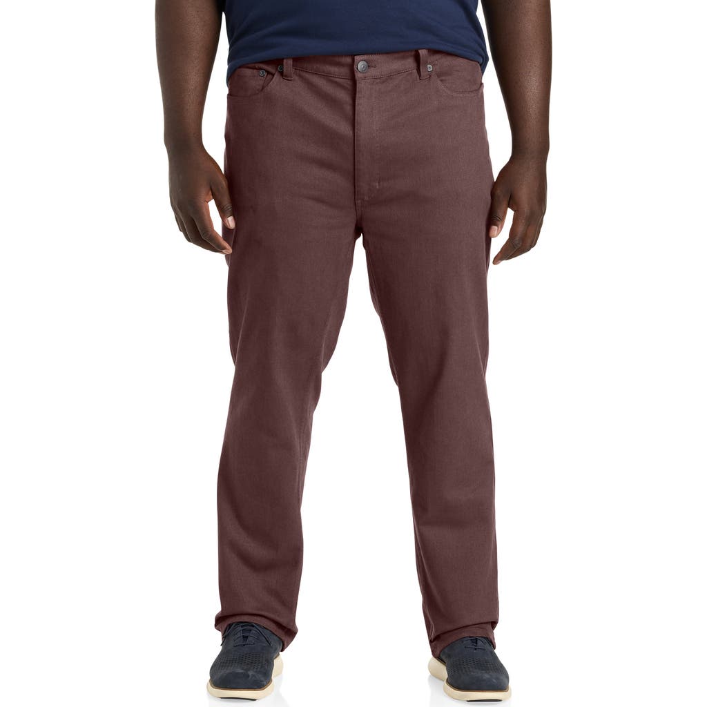 True Nation by DXL Athletic-Fit 5-Pocket Everyday Stretch Twill Pants in Bitter Chocolate  product