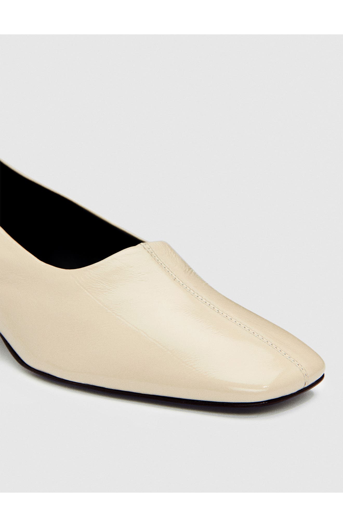 Inez Square Toe Pump, Alternate, color, ALMOND EEL