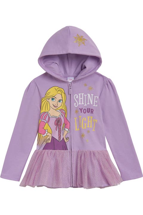 Princess Zip-Up Hooded Sweatshirt
