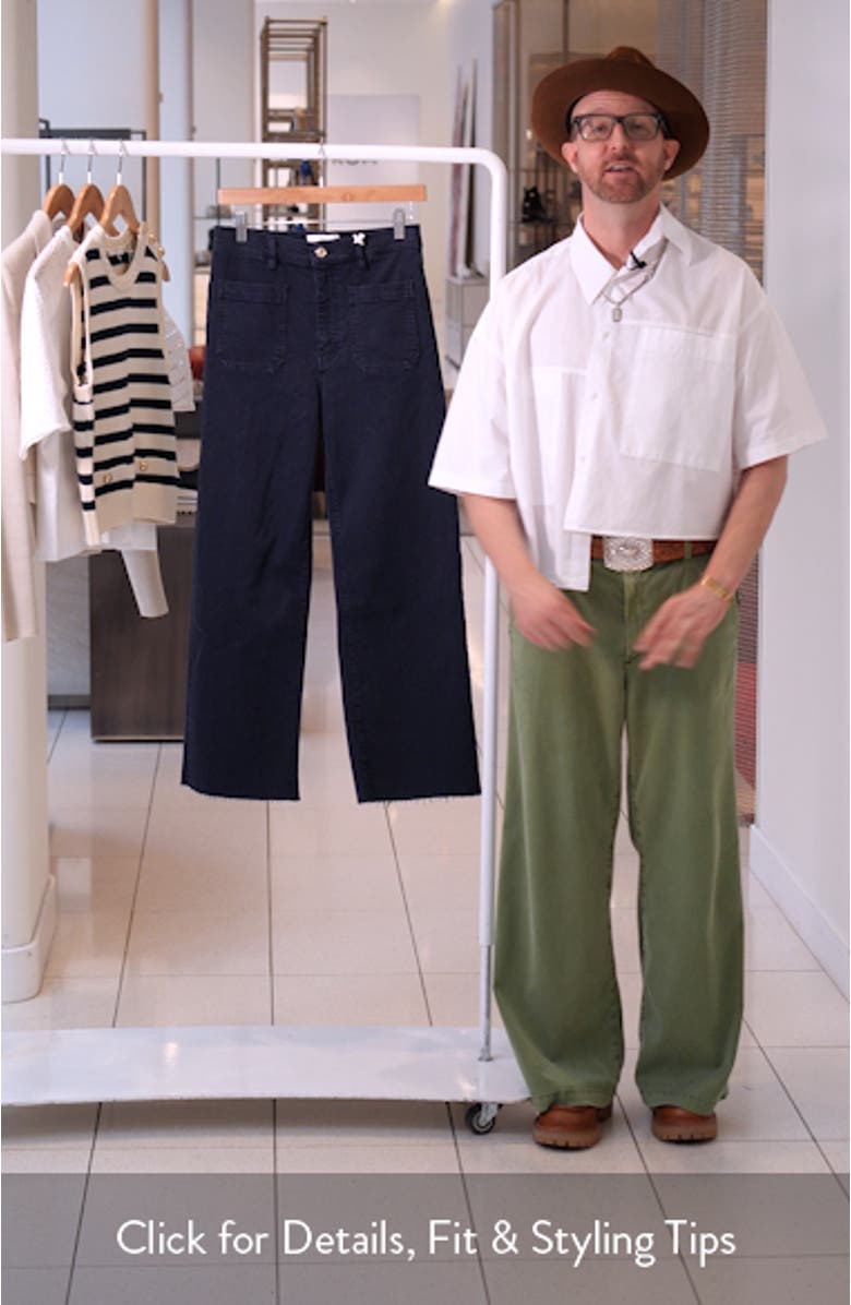 The Anchor High Waist Wide Leg Jeans, sales video thumbnail