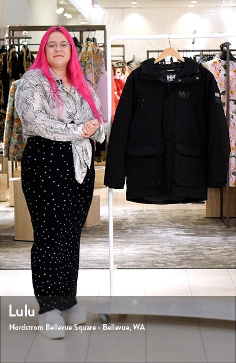 Reine Waterproof Insulated Parka with Faux Fur Trim Hood, sales video thumbnail