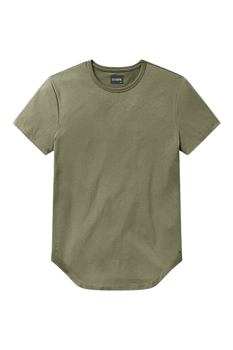 AO Elongated Tee, Alternate, color, CAPERS