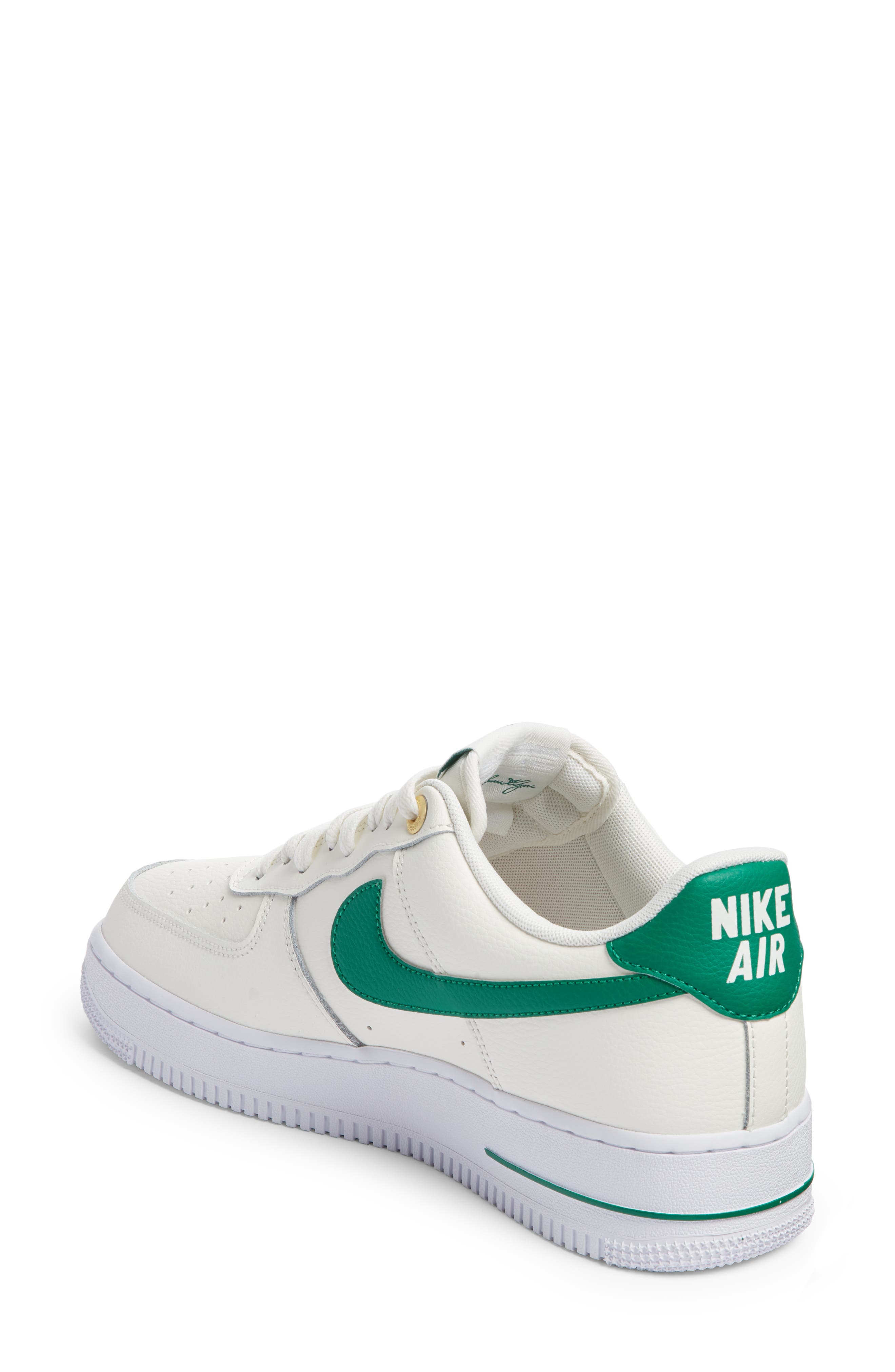 Nike Air Force 1 '07 LV8 Sneaker, Alternate, color, Sail/ Malachite/ White