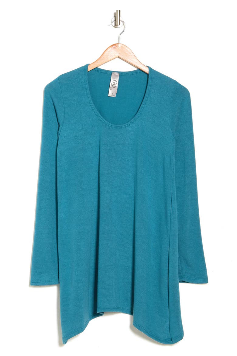 Asymmetrical Swing Sweater, Alternate, color, SKYDIVER