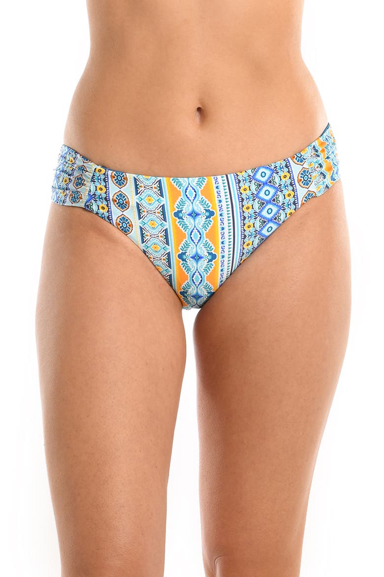 Scarf Reversible Tab Bikini Bottoms, Main, color, ICE BLUE