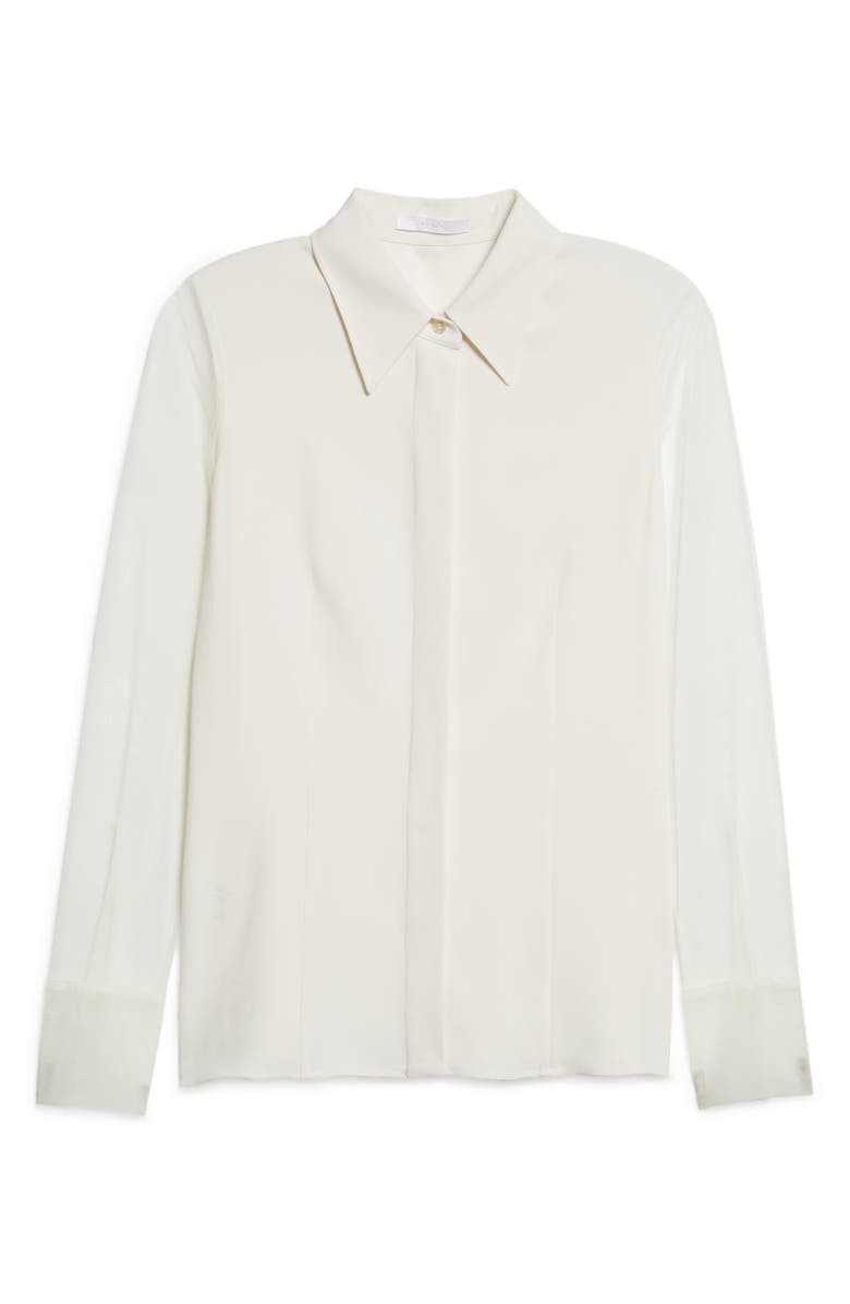 BOSS Bremmy Sheer Sleeve Blouse, Alternate, color, 