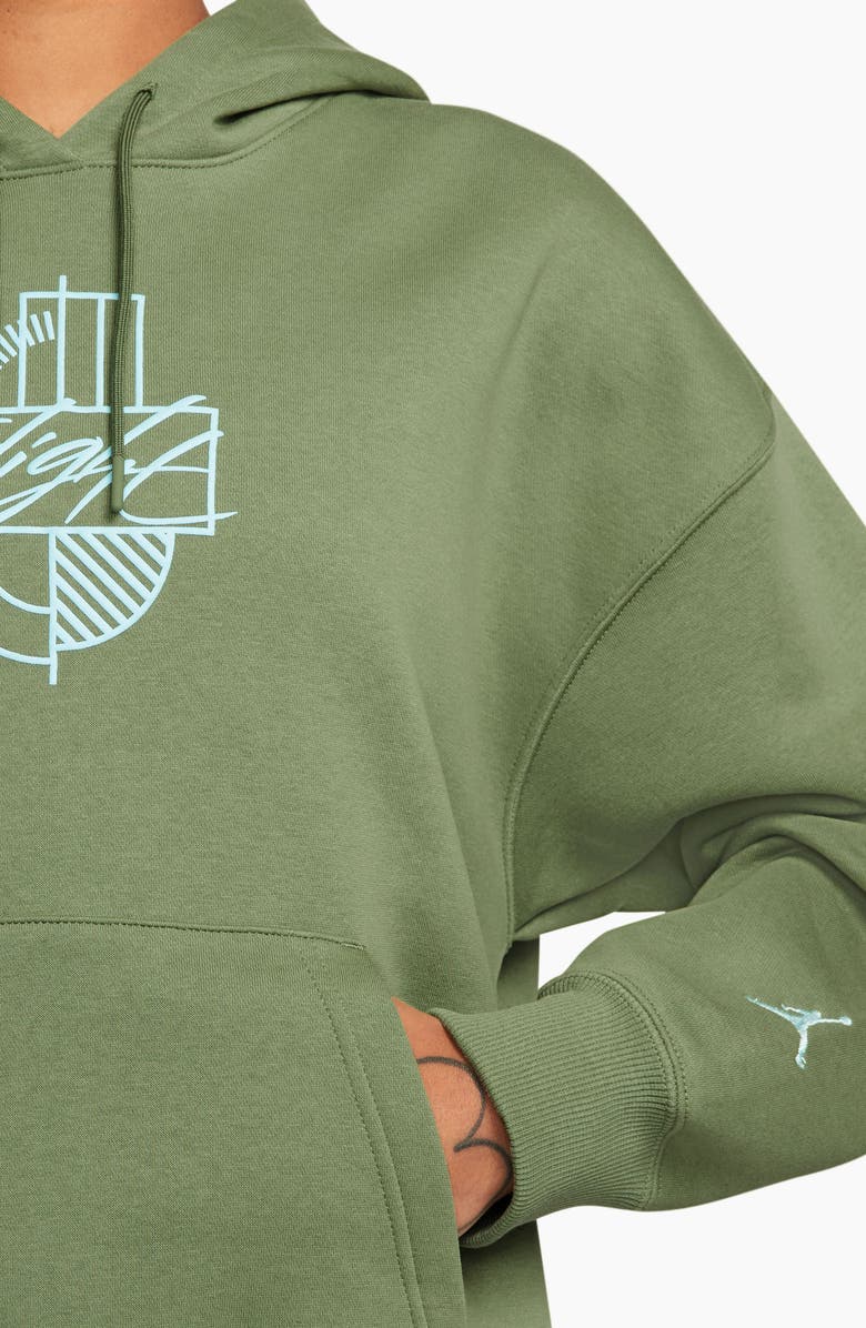 Jordan Brooklyn Fleece Graphic Hoodie, Alternate, color,