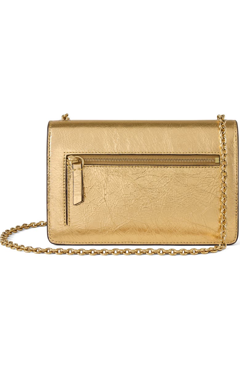 Mulberry Small Darley Crinkled Leather Crossbody Bag, Alternate, color, Somerset Gold
