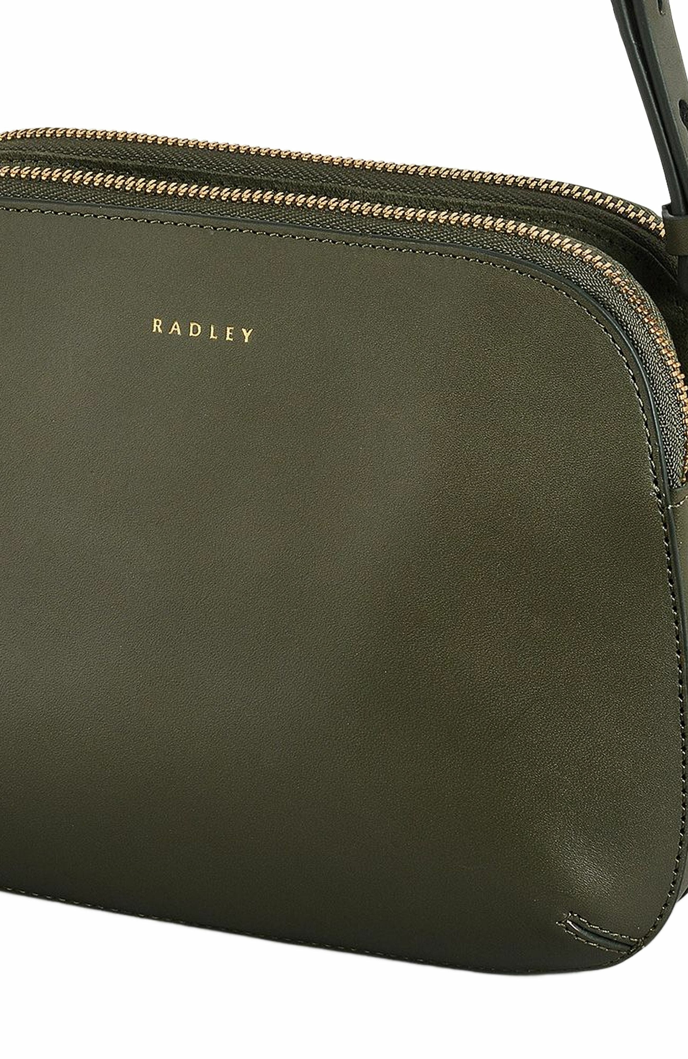 Radley Dukes Place Medium Ziptop Crossbody Bag, Alternate, color, Dark Olive