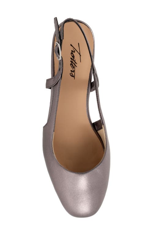 Trotters Dottie Slingback Pump In Pewter