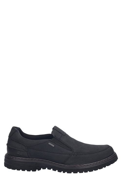 Josef Seibel Erroll Waterproof Slip-on Shoe In Black