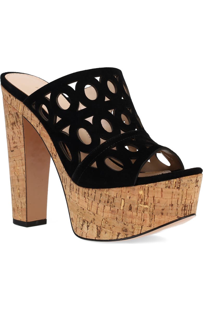 Pelle Moda Ilara Peep Toe Platform Sandal, Main, color,