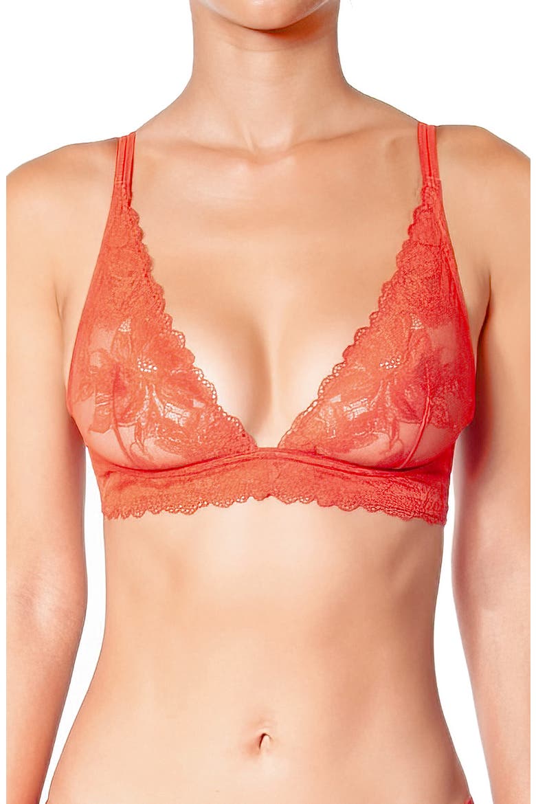 Brandy Wireless Bra, Main, color, BRICK