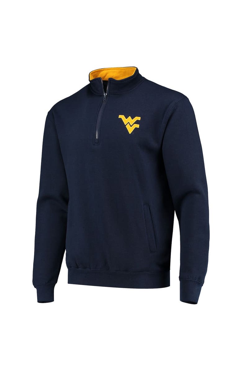 COLOSSEUM Men's Colosseum Navy West Virginia Mountaineers Tortugas Logo Quarter-Zip Jacket, Alternate, color, Navy