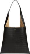 Ree Projects Nessa Soft Croc Embossed Leather Tote