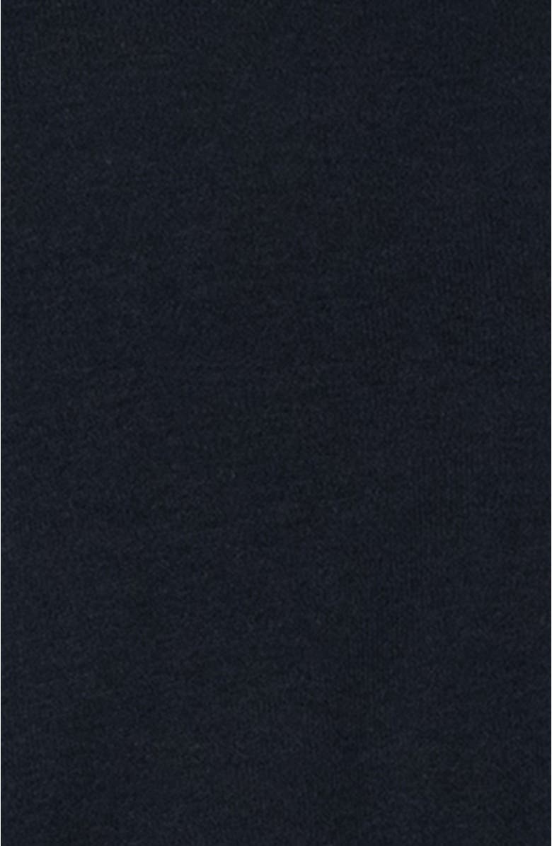 Leveret Footed Solid Cotton Matching Family Pajamas, Alternate, color, Navy