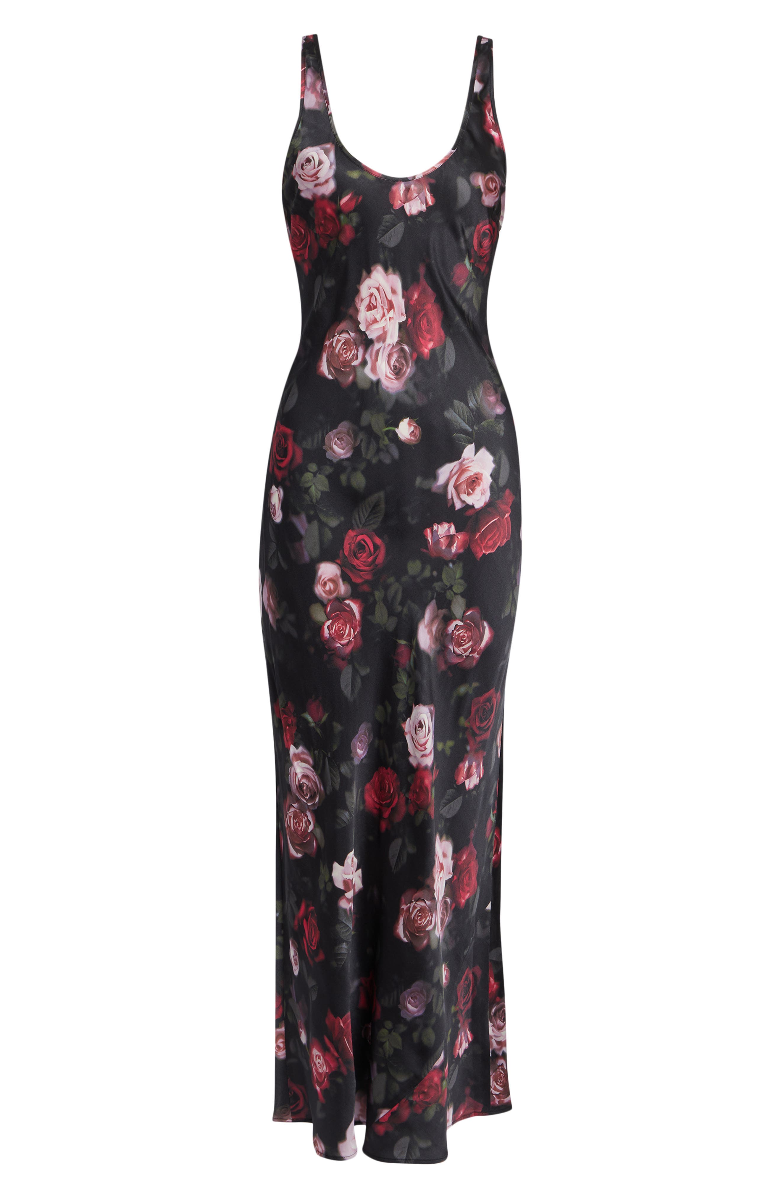 L'AGENCE Akiya Floral Print Sleeveless Maxi Dress (Women) | Nordstrom