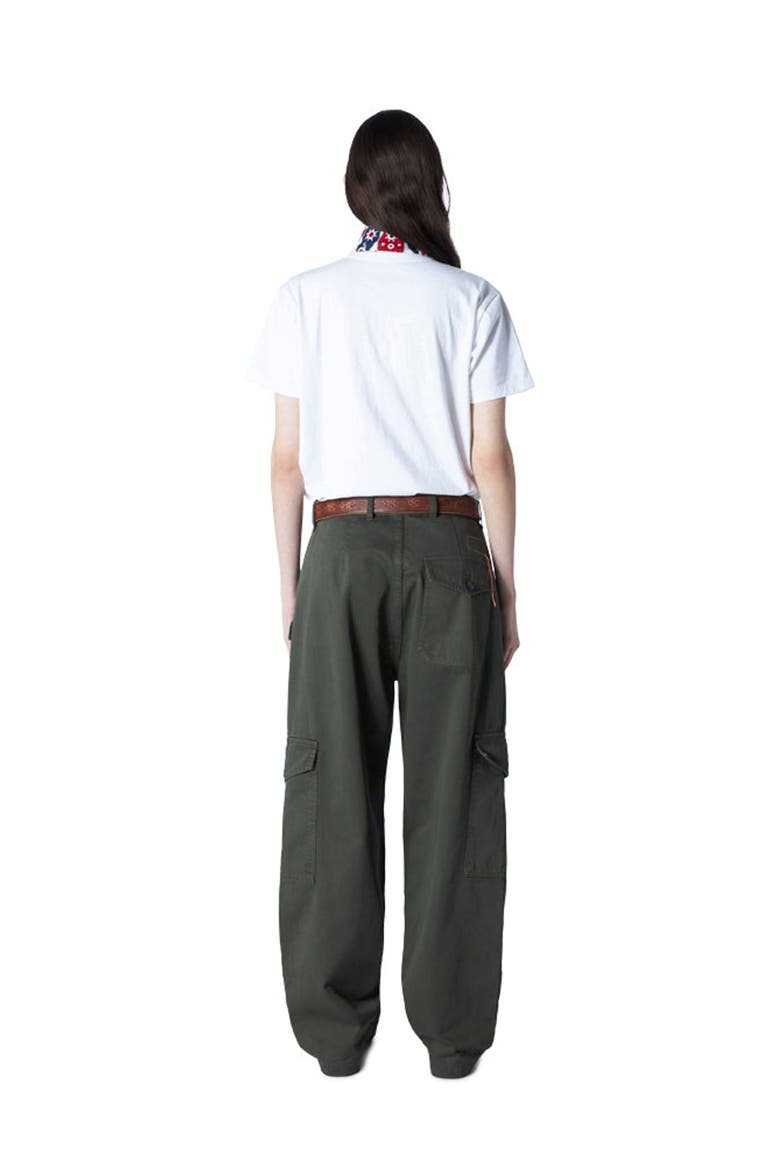 WJanellet Vintage Velvet High Waist Trousers, Alternate, color, Green