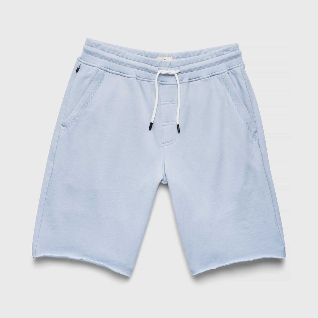 Shop Surfside Supply Co. Sailor Drawstring Terry Short In Subdued Blue
