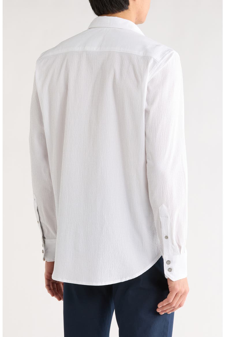 Thresher Woven Button-Up Shirt, Alternate, color, WHITE