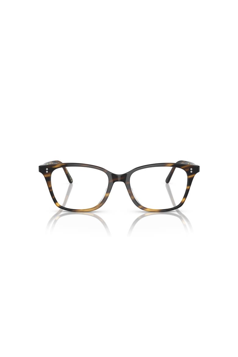 49mm Rectangle optical glasses, Alternate, color, Black