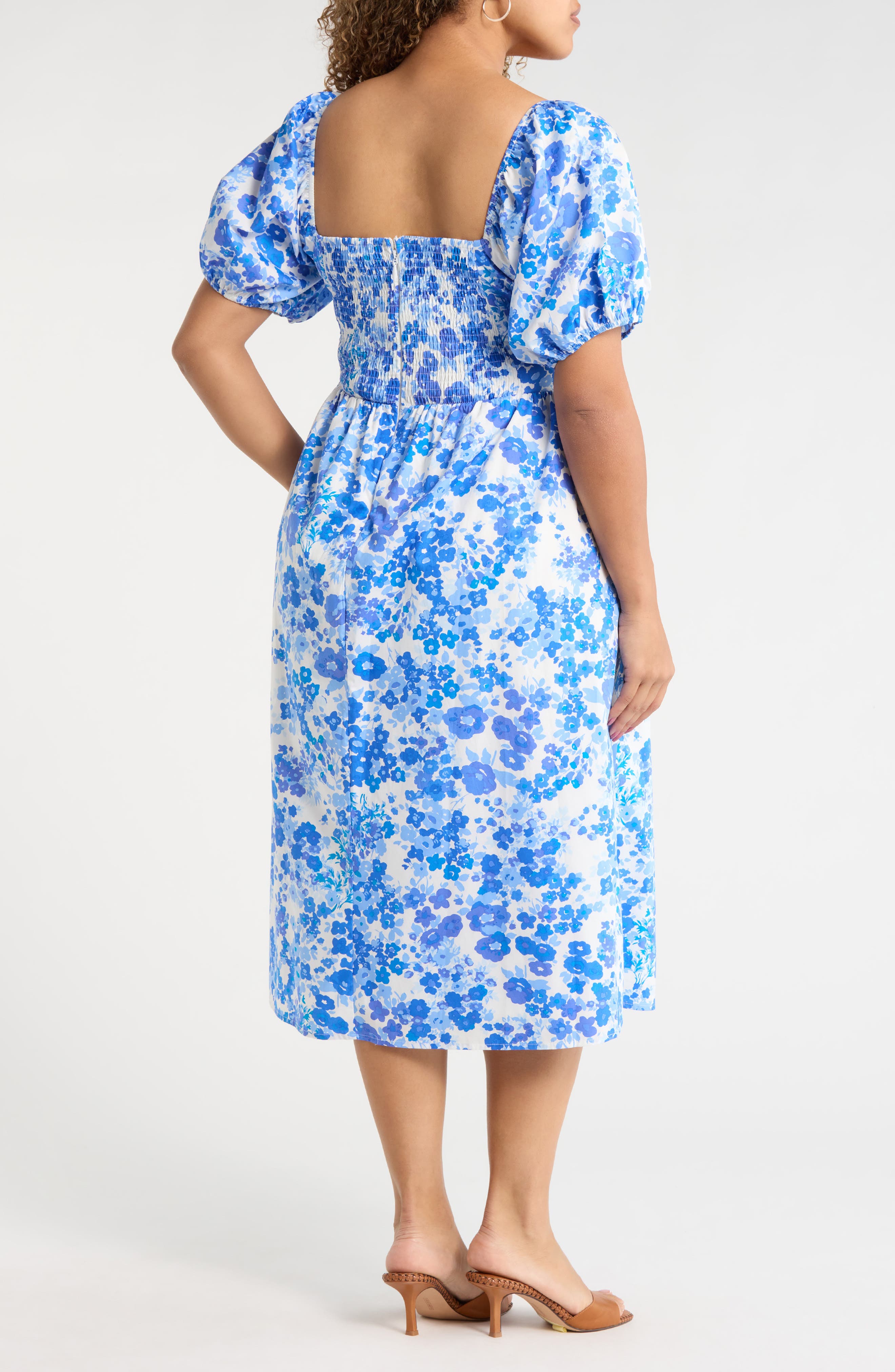 Carli Floral Print Midi Dress - image 2