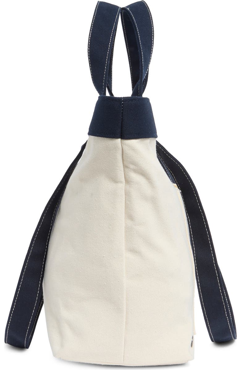 Zella Travel Canvas Tote, Alternate, color, Tan Thread/Cream