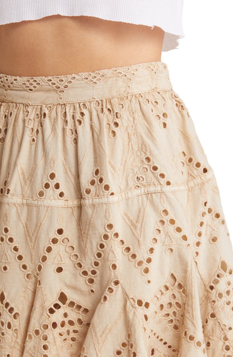 Free People Serenity Eyelet Mini Skort, Alternate, color, 