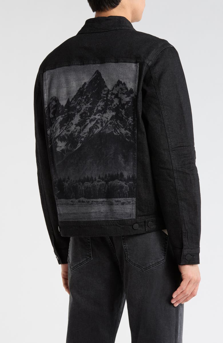 AG Dart Denim Trucker Jacket, Alternate, color, Mountain Range 1 Year