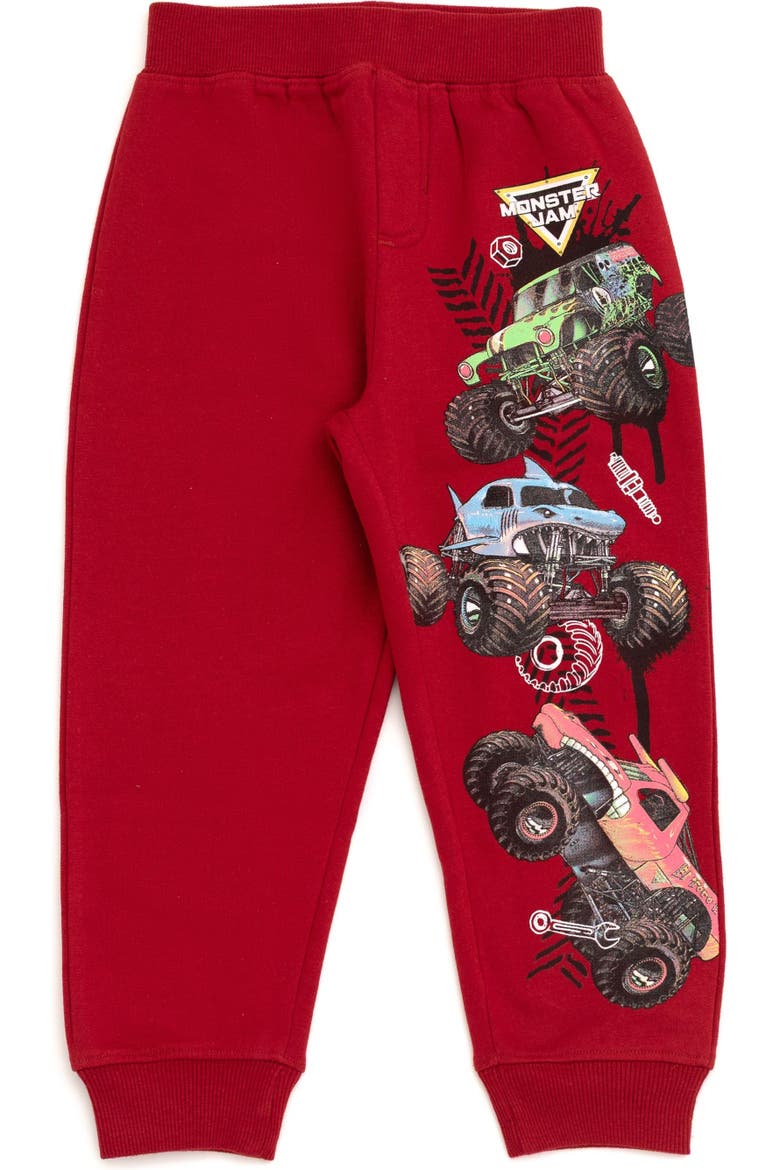 2-Piece Tee and Pants Set, Alternate, color, Monster Jam Red