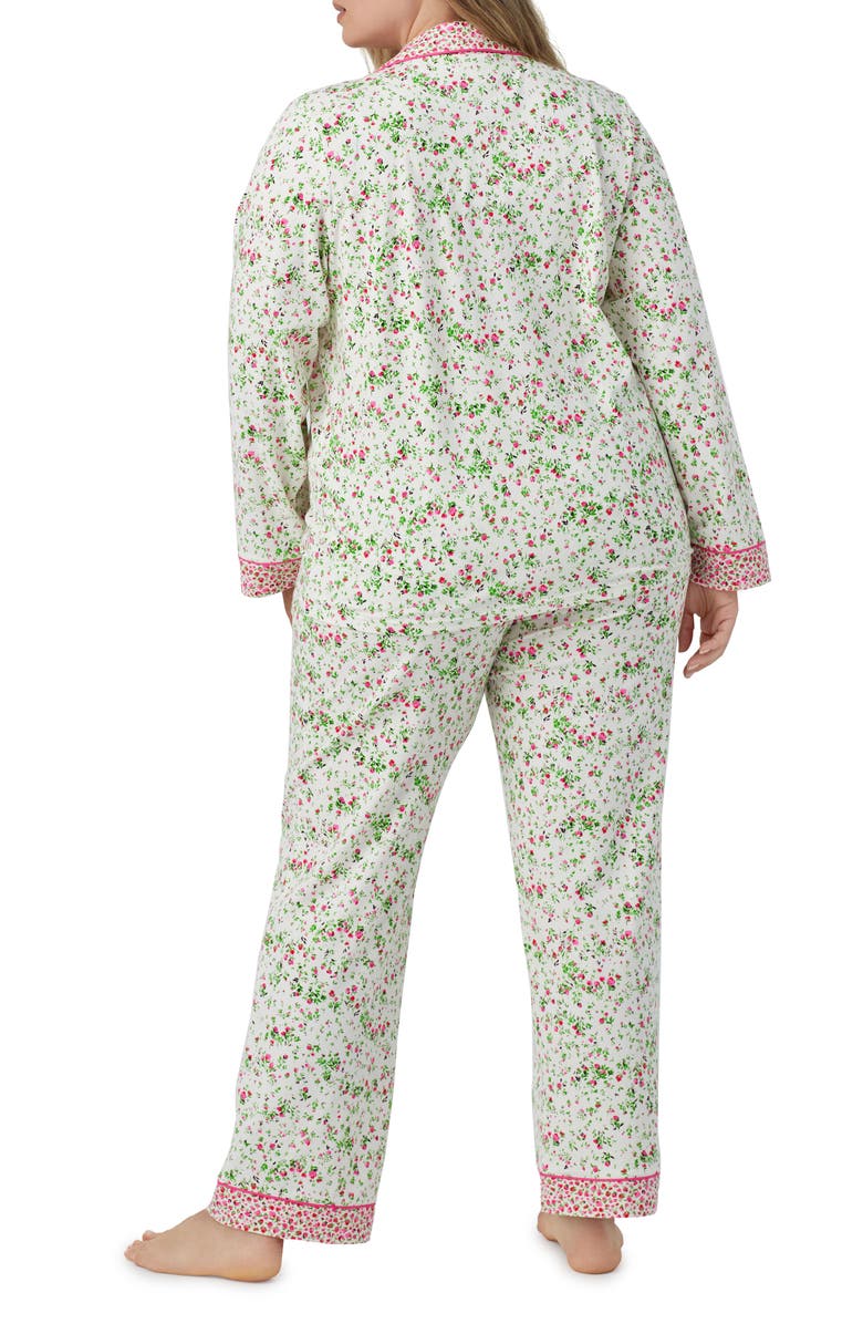 BedHead Pajamas Floral Print Stretch Organic Cotton Pajamas, Alternate, color, 