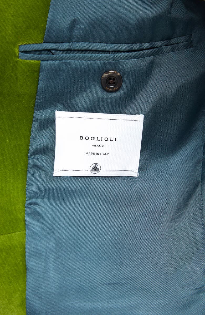 Boglioli Shawl Collar Stretch Velveteen Dinner Jacket, Alternate, color, 