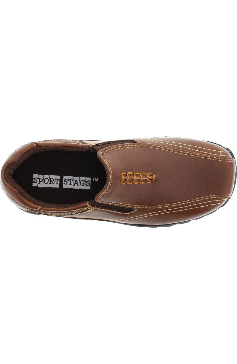 Deer Stags Stadium Slip-On Shoe, Alternate, color, Brown
