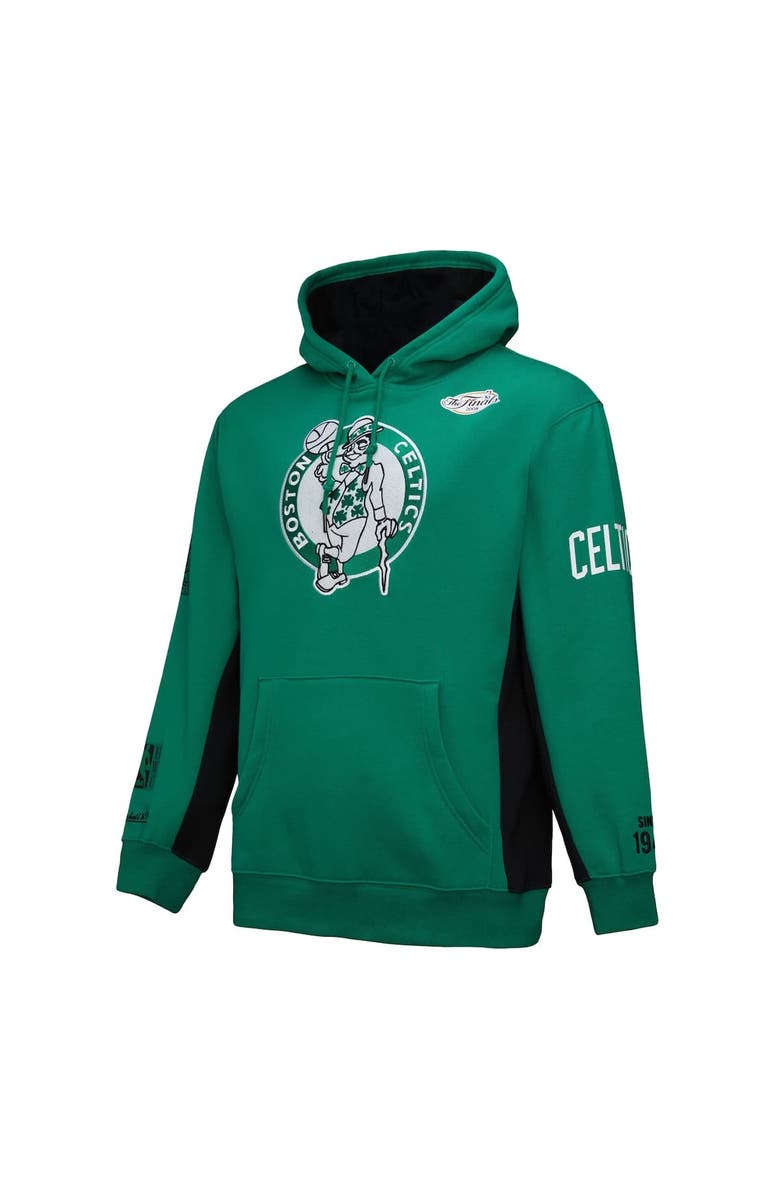 Mitchell & Ness Men's Mitchell & Ness Kelly Green Boston Celtics Hardwood Classics Team Origins Fleece Pullover Hoodie, Alternate, color, Kelly Green