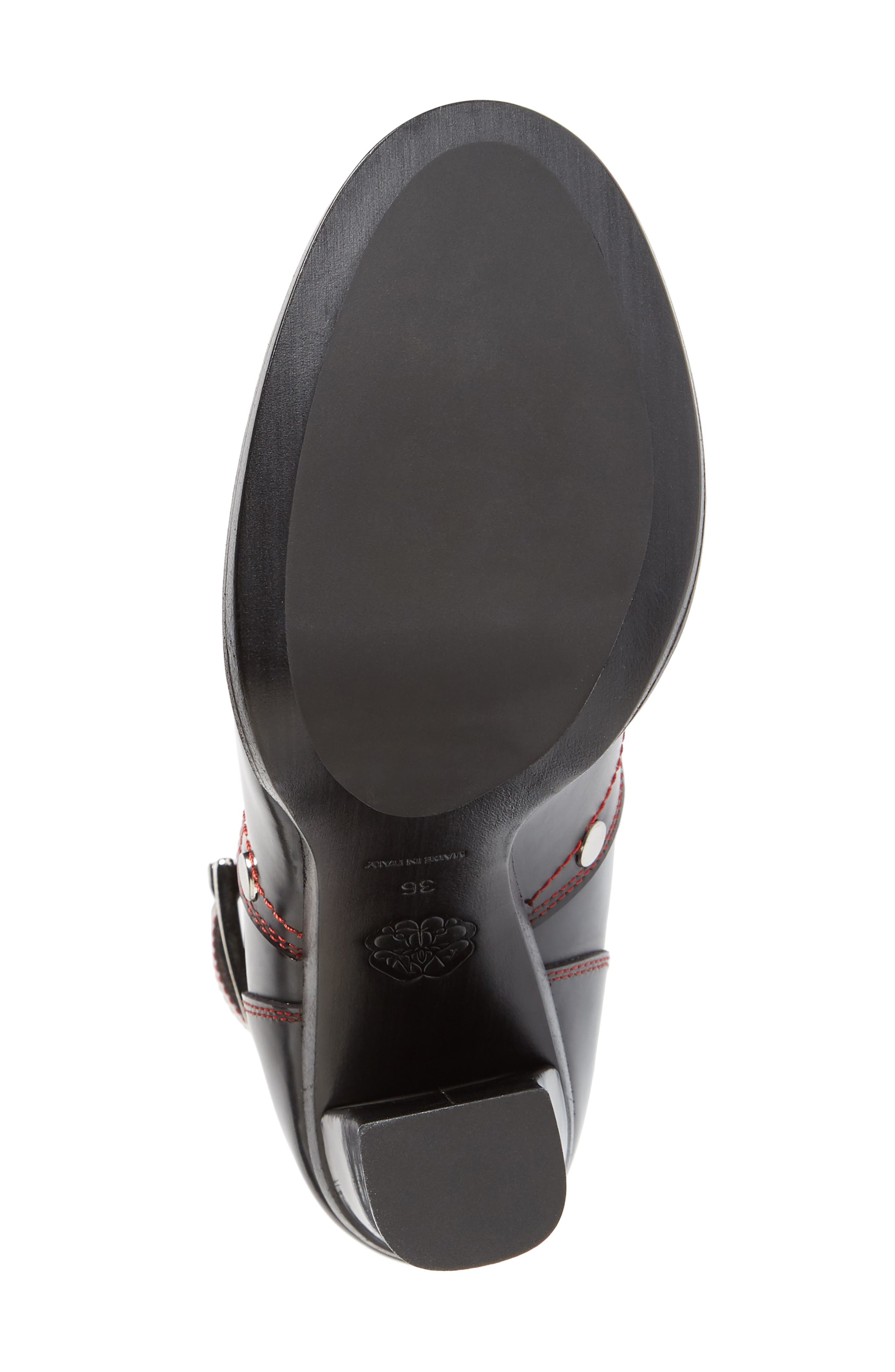 McQueen Alexander McQueen XXMM Lace-Up Platform Bootie, Alternate, color, 