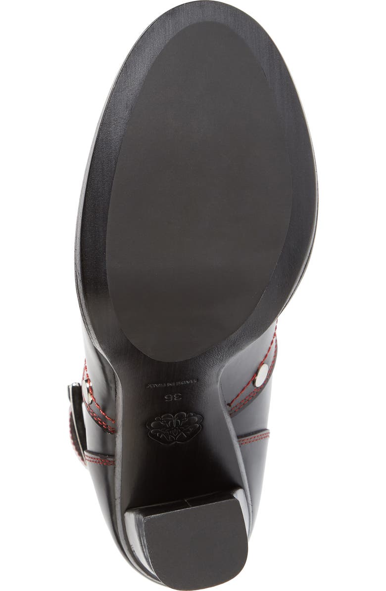 McQueen Alexander McQueen XXMM Lace-Up Platform Bootie, Alternate, color,