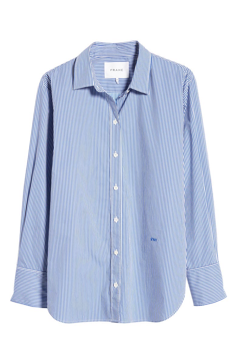 FRAME The Oversize Organic Cotton Button-Up Shirt, Alternate, color,