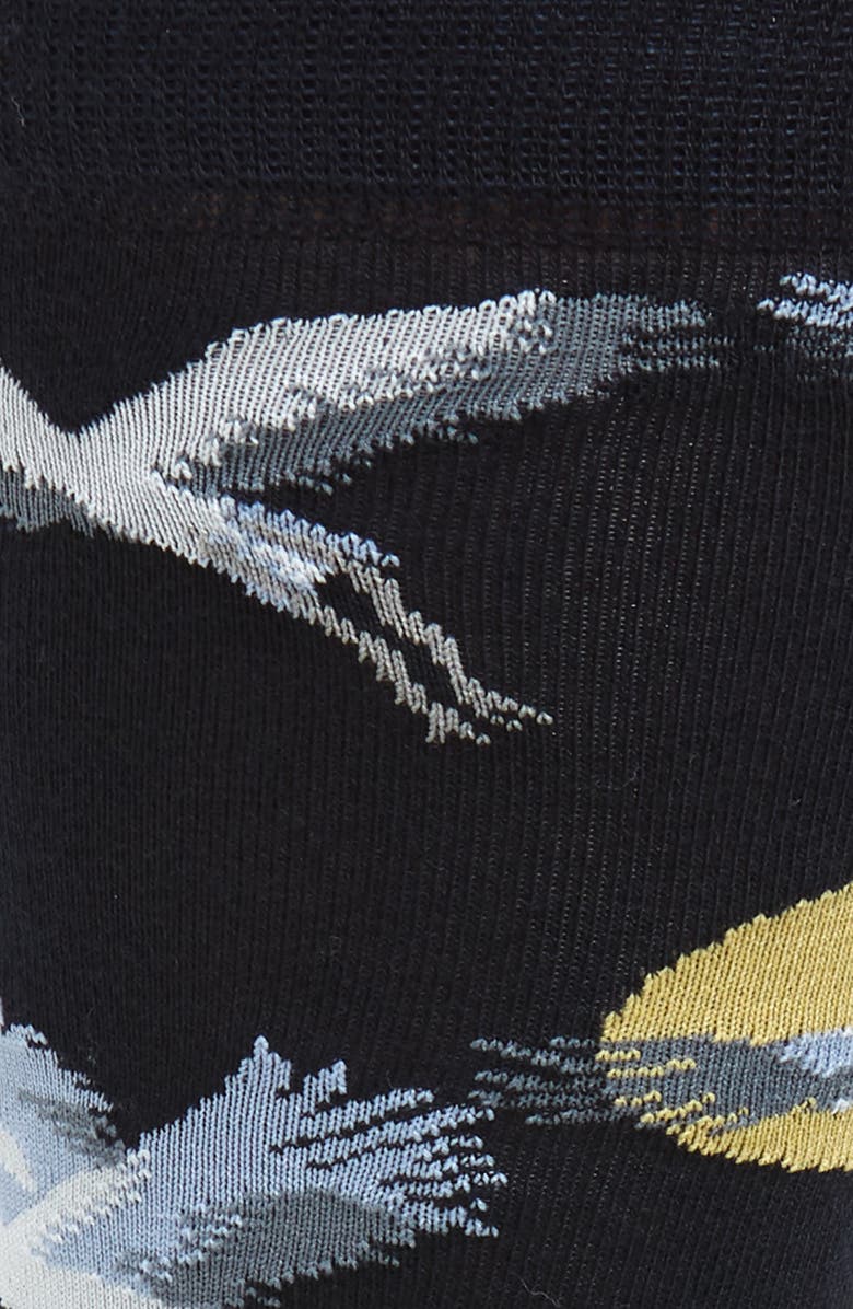 NORDSTROM MEN'S SHOP Flying Cranes Socks, Alternate, color,