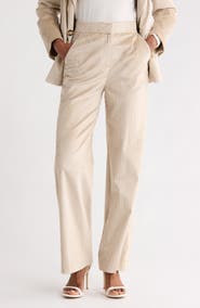Veronica Beard Grigore High Waist Wide Leg Pants