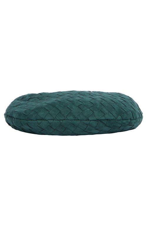 Urban Expressions Handbags Woven Faux Suede Clutch In Green